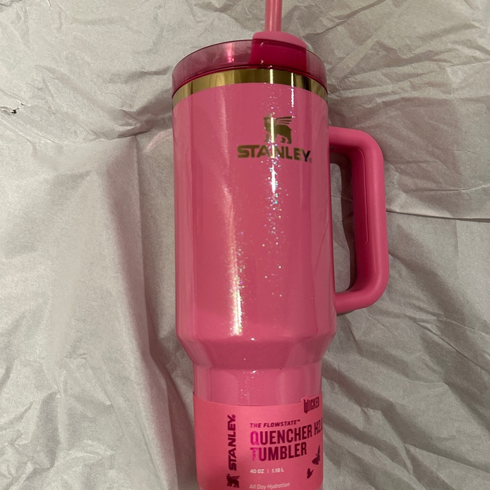 New Stanley X Wicked 40oz Tumbler Pink Glinda